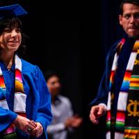 Student receiving stole